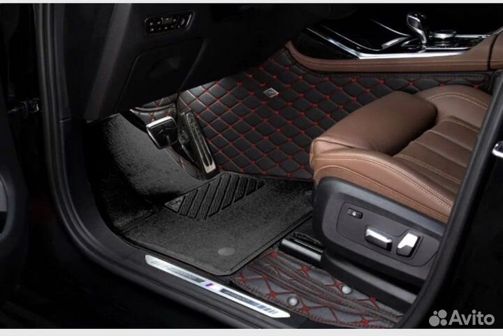 Автомобильные коврики экокожа 5D