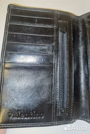 Кошелек мужской Valentino чёрный