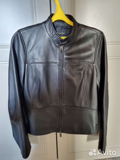 Кожаная куртка Massimo Dutti S