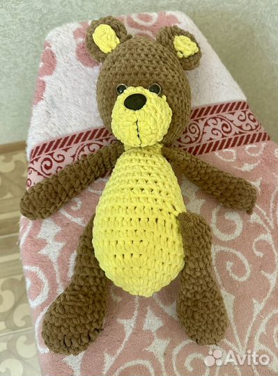 Игрушки ручной работы чебурашка, мишка