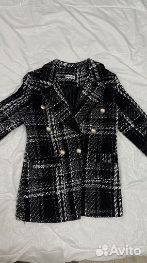 Пиджак твидовый