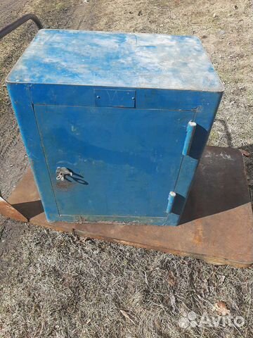 Сейф металлический б у ящик металический