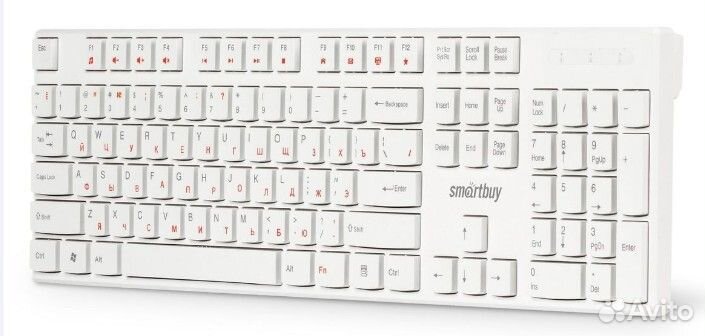 Клавиатура multimedia-smartbuy - USB, белый