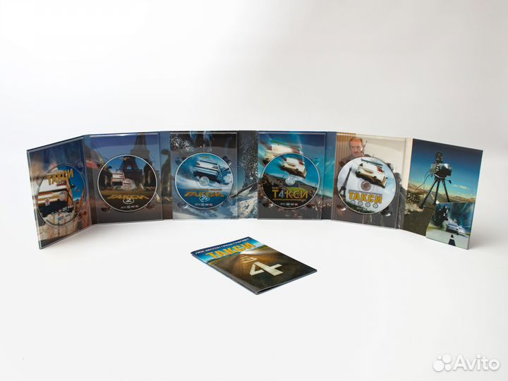 Такси (все 4 части, 5 DVD, коллекционное издание)