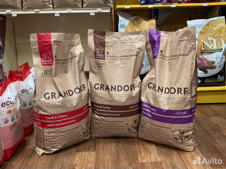 Грандорф (grandorf) сухой корм для собак 3кг/10кг