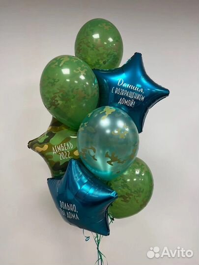 Воздушные шары для молодого человека