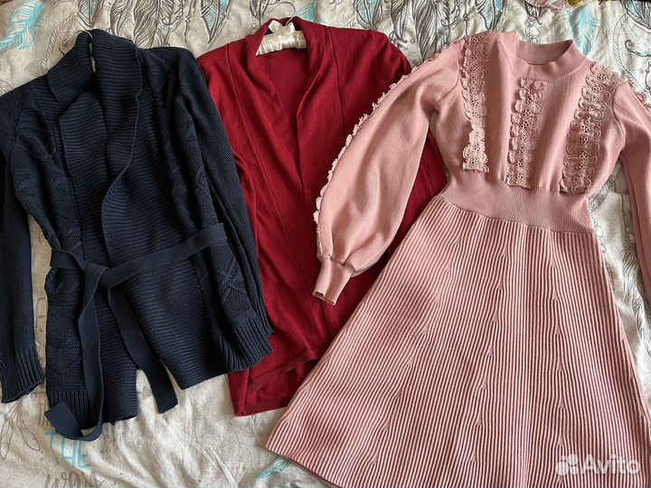 Пакет теплой женской одежды на 44