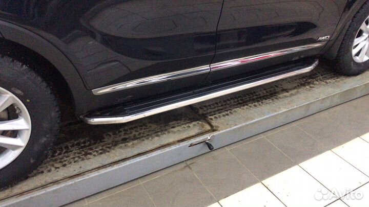 Пороги подножки для соренто прайм