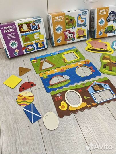 Пазлы для малышей baby puzzle trefl