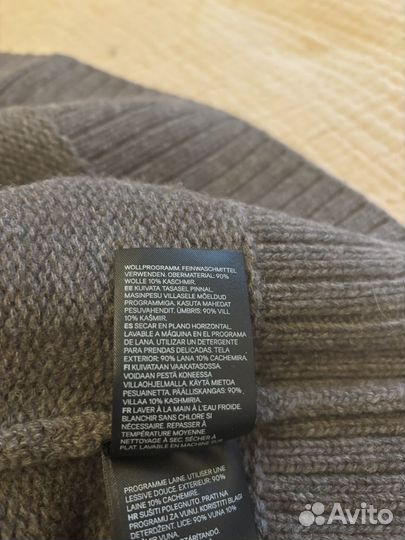 Кашемировый свитер hm