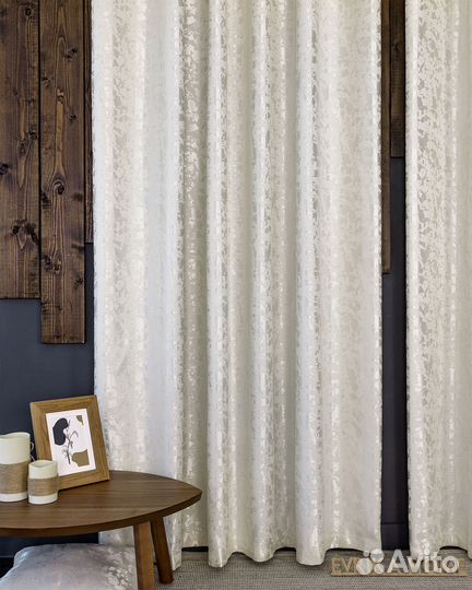 Комплект портьер Версаль Молочный шторы занавески