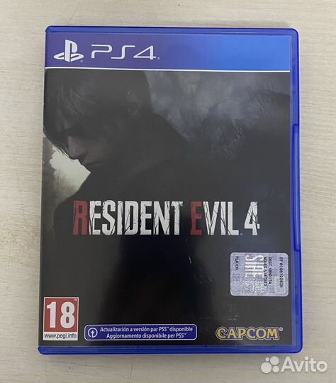 Resident evil 4 remake ps4 диск