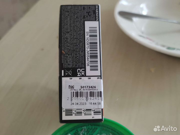 Новые Наушники JBL wave 300 black оригинал