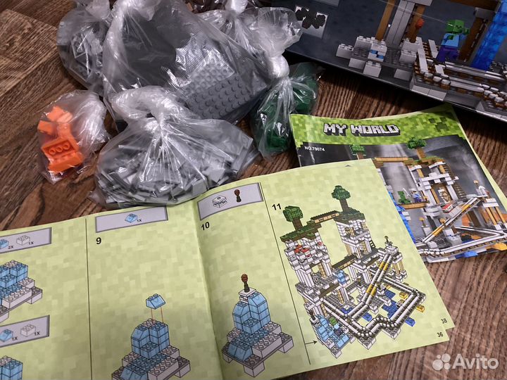 Конструктор майнкрафт лего аналог