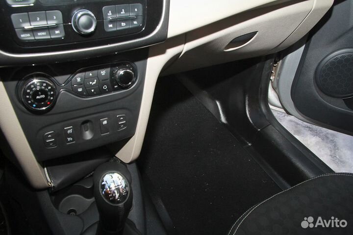 Накладки Рено Сандеро 2 на ковролин передние