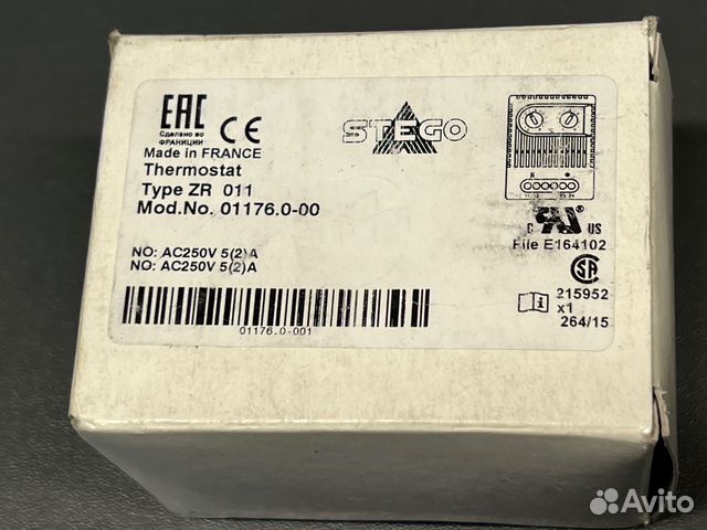 Stego ZR011 01176.0-00 Термостат, новый, 17 шт