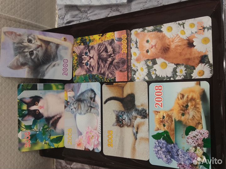 Календари 1990,04,08г. -13 кошек комплект