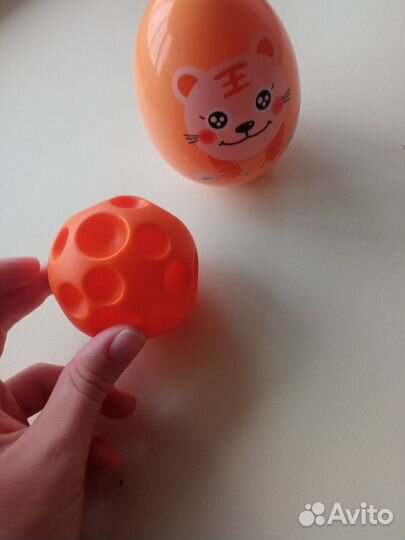 Игрушка неваляшка, развивающий шар