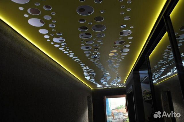 Натяжные потолки световой дизайн