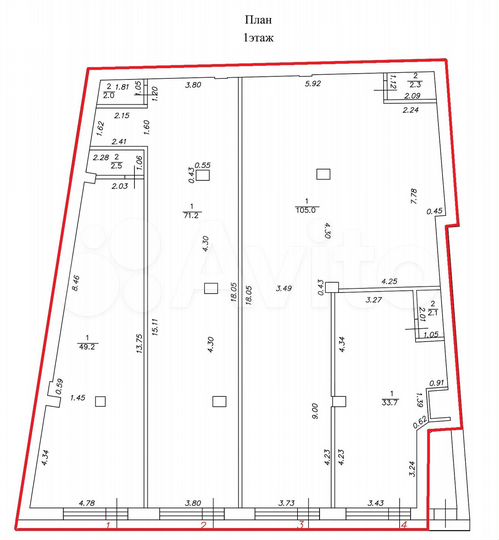 Нижняя Красносельская, 35с52, 268,1 кв.м