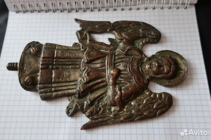 Старинный бронзовый Архангел