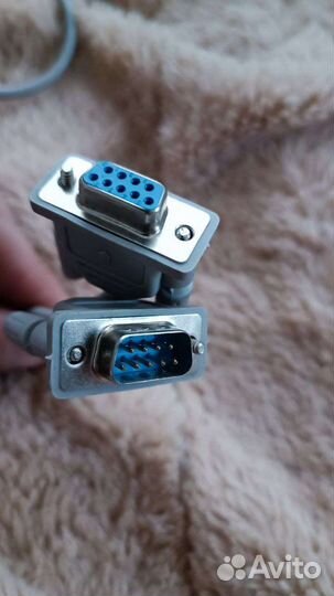 VGA кабель папа мама 1м