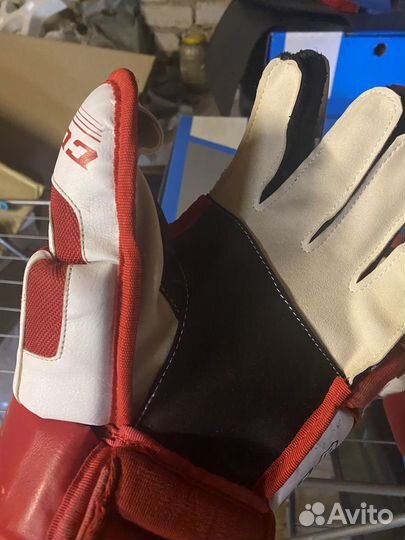 Краги хоккейные ссм