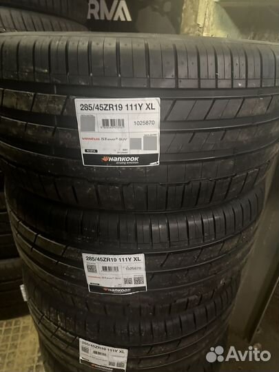 Hankook Ventus S1 Evo3 SUV K127A 255/50 R19 и 285/45 R19 111Y