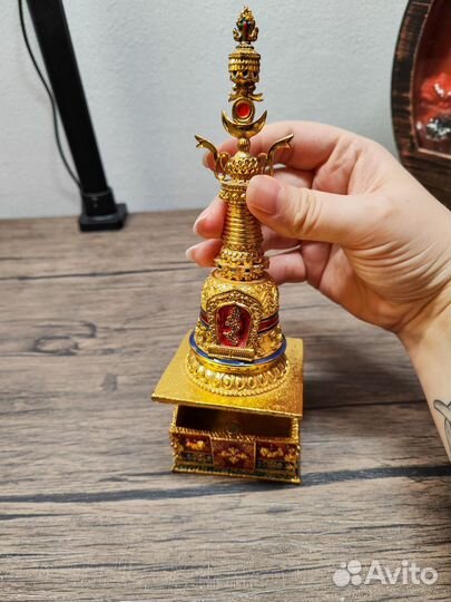 Шкатулка буддийская Непал ступа буддийская
