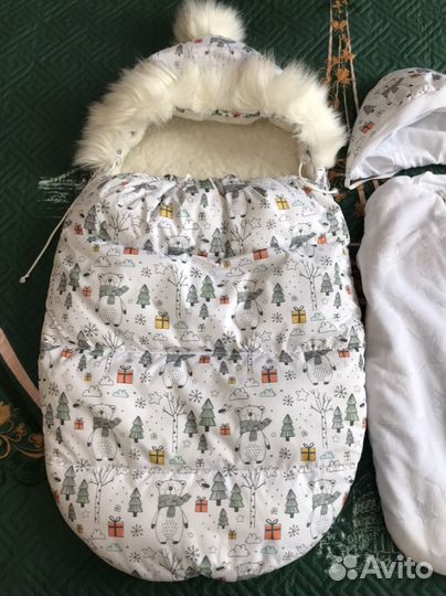 Конверт на выписку зимний