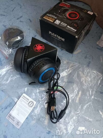 Наушники игровые Plextone G600 новые в упаковке
