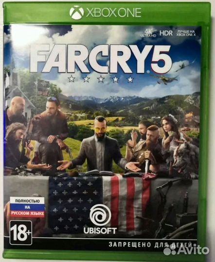 Диски на xbox One far cry 5