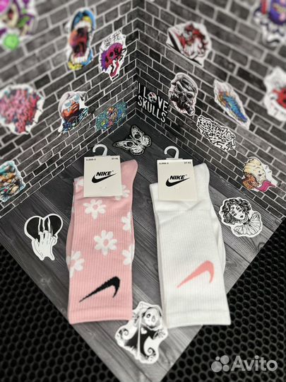 Носки nike женские носки с принтом