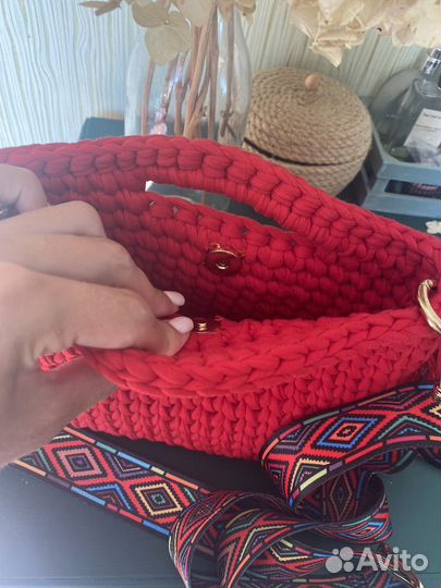 Сумка женская вязанная