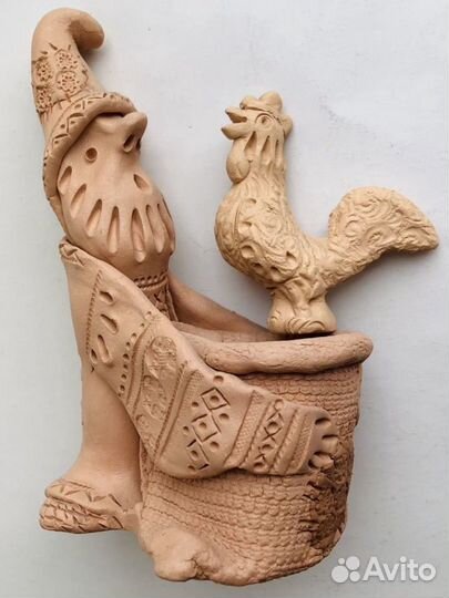 Статуэтка Домовой, декор, авторская керамика