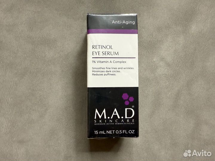 Сыворотка для глаз M.A.D Retinol Eye Serum 1%