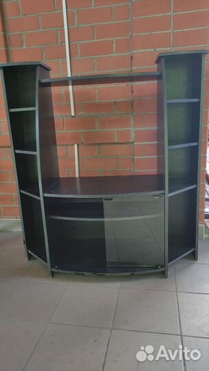 Тумба с полками под тв