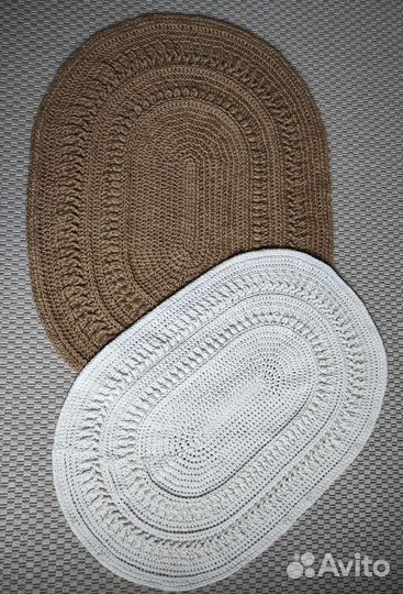 Коврики вязаные крючком