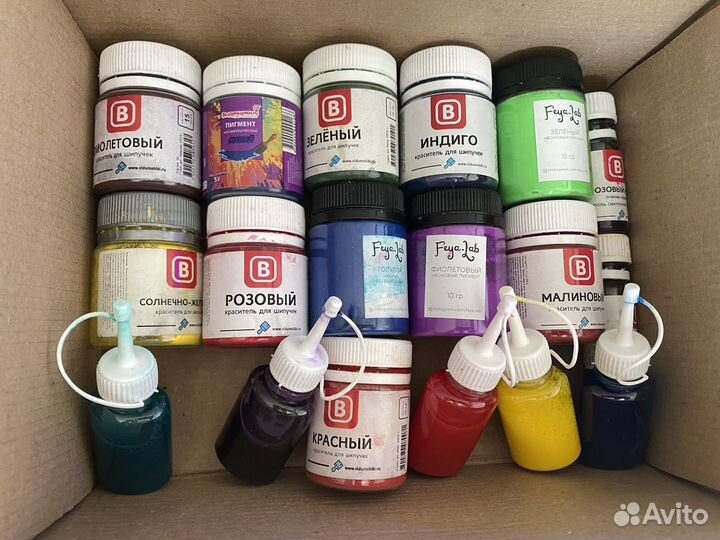 Красители для бомбочек и мыла