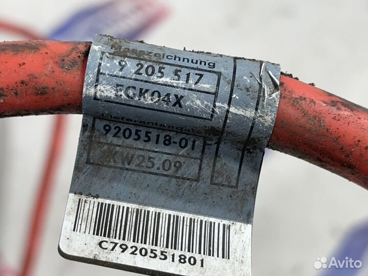 Плюсовой провод по днищу BMW Е90