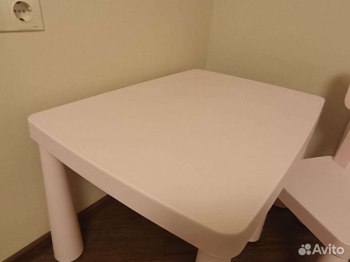 Детский стол и стул IKEA маммут