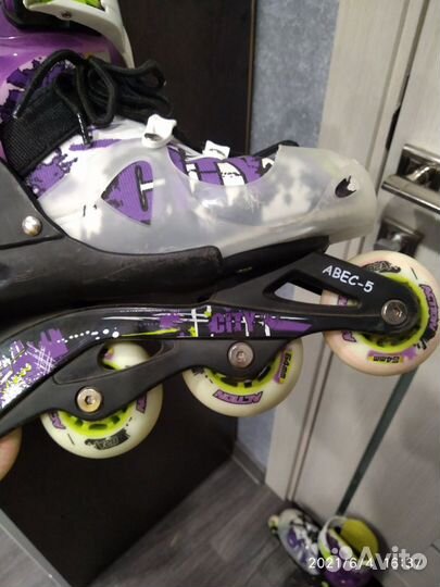 Роликовые коньки детские раздвижные