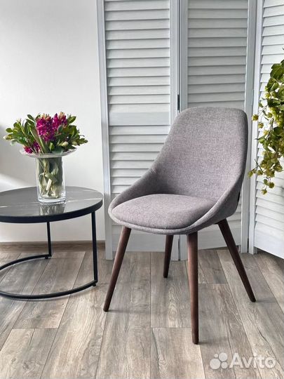 Стул daniel Grey Lena-450, ткань / орех