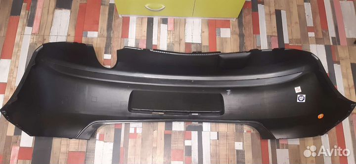 Задний бампер на volkswagen polo 5 хэтчбек