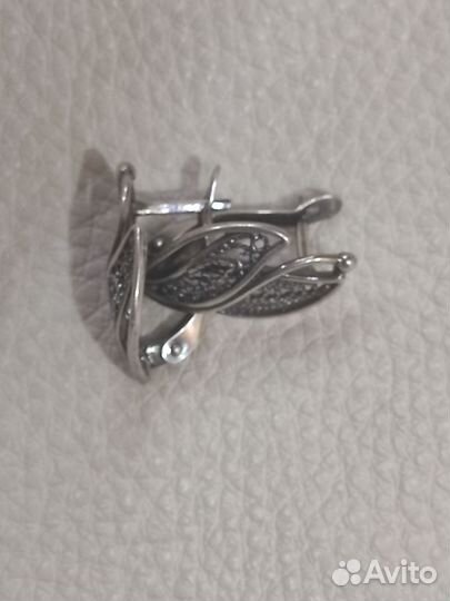 Серьги серебро