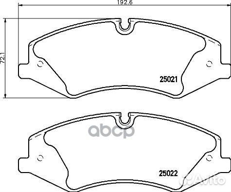 Колодки тормозные P44024 Brembo