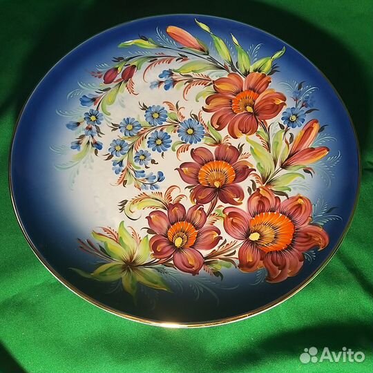 Посуда.Фарфор блюдо, СССР, старинное