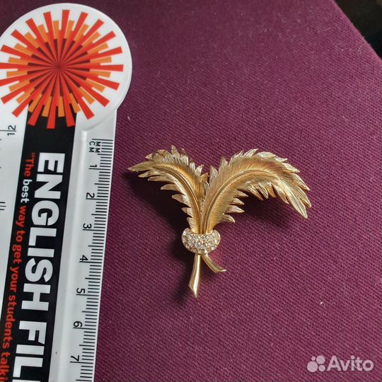 Винтажная брошь США