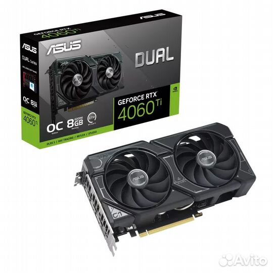 Видеокарта Asus GeForce RTX 4060 Ti Dual OC 8G