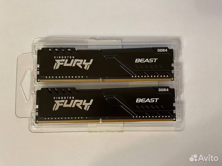 Оперативная память Kingston fury Beast Black